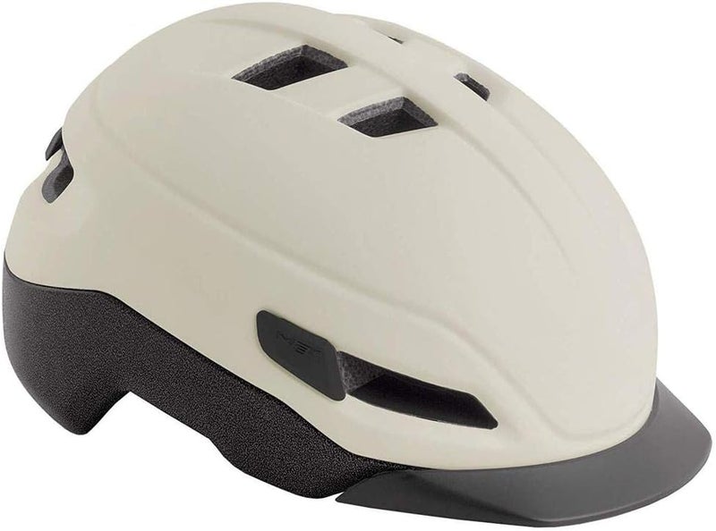 MET Big Corso Bicycle Helmet - White Red, Size L (58-62) for Unisex Adults