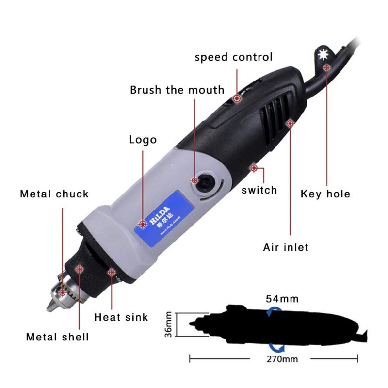 DIY Crafts DIY Crafts Pack Of 12 Pcs, Design No # 2, Electric Variable Speed Grinding Machin (Pack Of 12 Pcs, Design No # 2)  - Image 3
