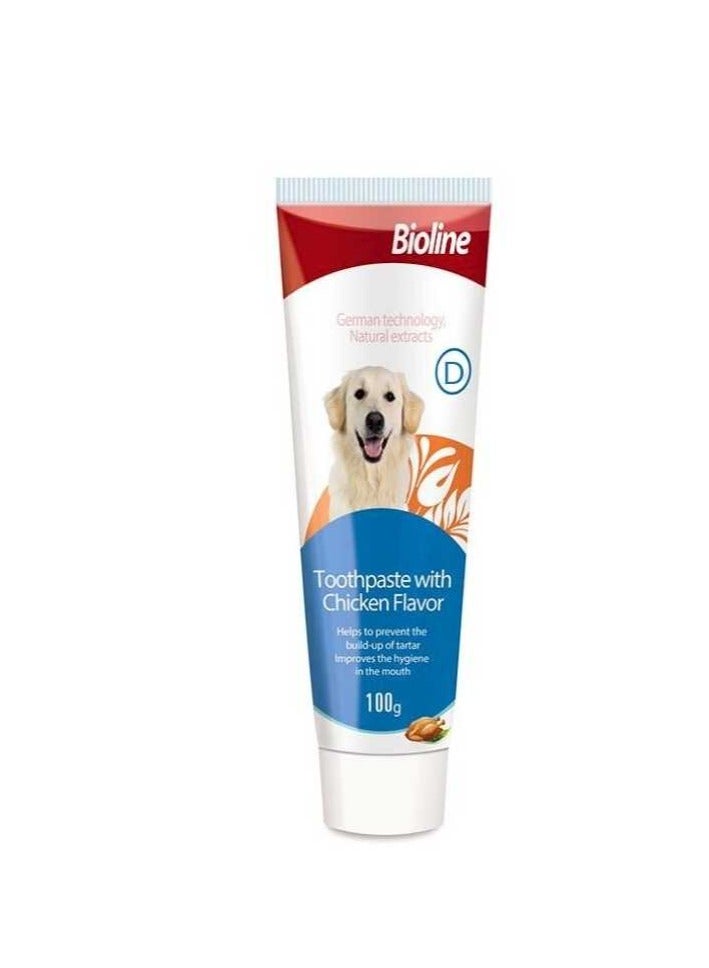 Bioline Tooth Paste With Chicken Flavor 100g - Image 1