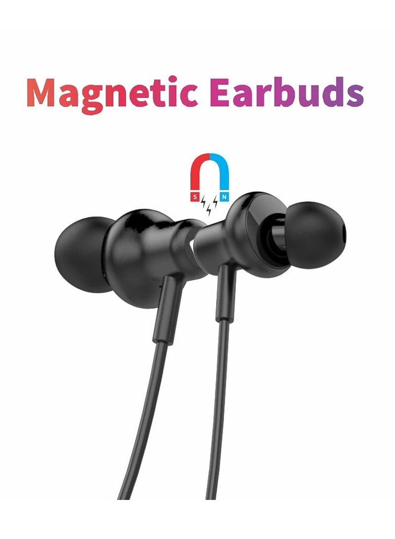 U & I ENTERTAINMENT U & I Prime Shuffle 1 Wireless Bluetooth In Ear Neckband Headset with Mic (Black) - Image 5