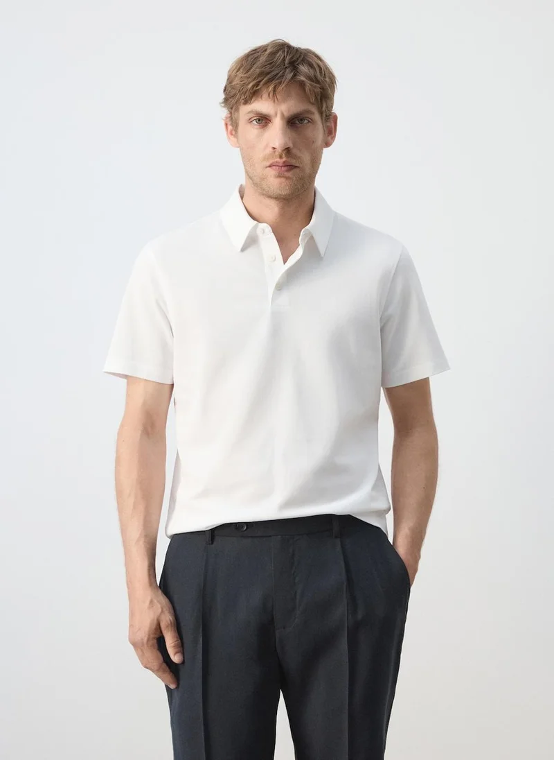 Slim-Fit Cotton-Piqué Polo Shirt