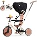 RIDYEE 8in1 Tricycle for 155 Years ToolFree Switch Toddler Tricycle with Parent Steering Control Handle for 15 to 5 Yrs Toddler Trike 153 Years with 5Point Harness and Large Canopy White - Image 2