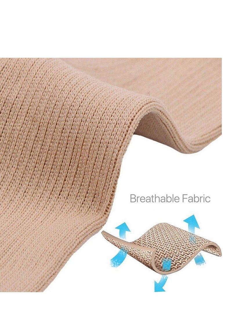 AS SEEN ON TV Compression Stretchy Leg Pain Relief  Zip Socks Brown S\M - Image 4