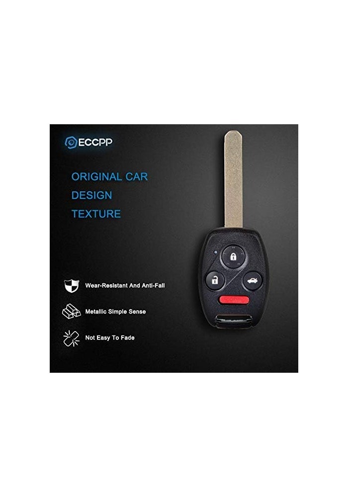 ECCPP Replacement Honda Civic Uncut Keyless Entry Remote Car Key Fob Transmitter for Honda Civic 06-2013 N5F-S0084A 313.8MHz (Pack of 1) - Image 3