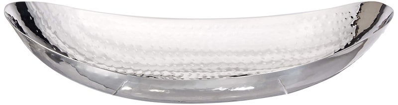 Elegance 17-Inch Hammered Oval Centerpiece Bowl, Large - Image 2