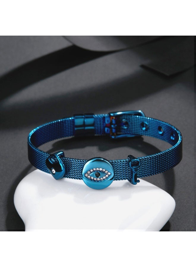 ZINK Women's Blue Stainless Steel Bracelet | ZFBR001BL1 - Image 3