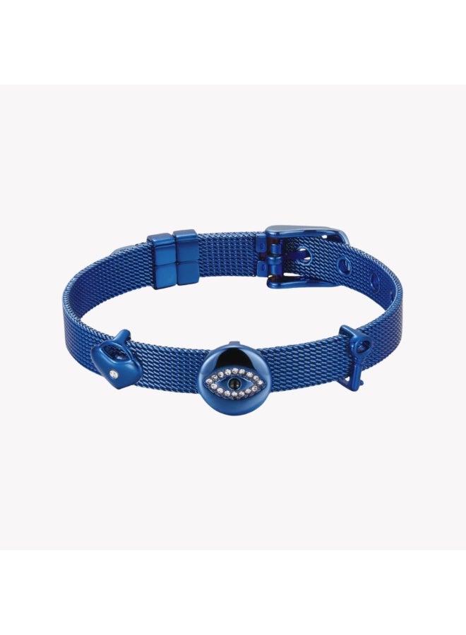 ZINK Women's Blue Stainless Steel Bracelet | ZFBR001BL1 - Image 1