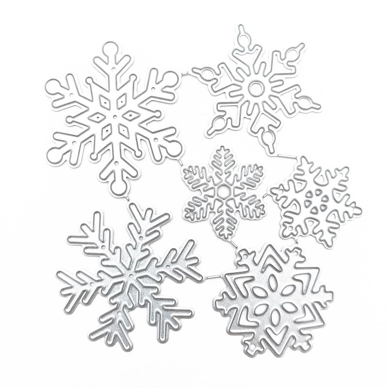 Christmas Snowflake Metal Die Cuts for Card Making Metal Cutting Dies for Scrapbooking Paper Crafting DIY Embossing Style A