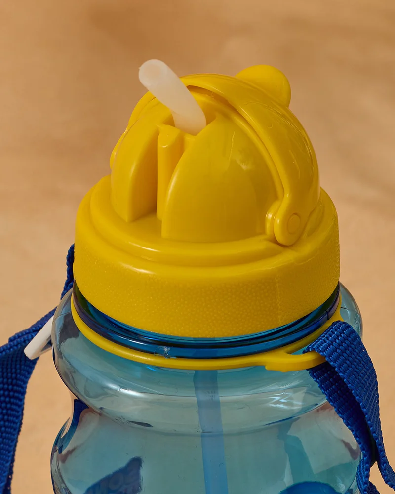 REDTAG Blue Sonic the Hedgehog Transparent Water Bottle