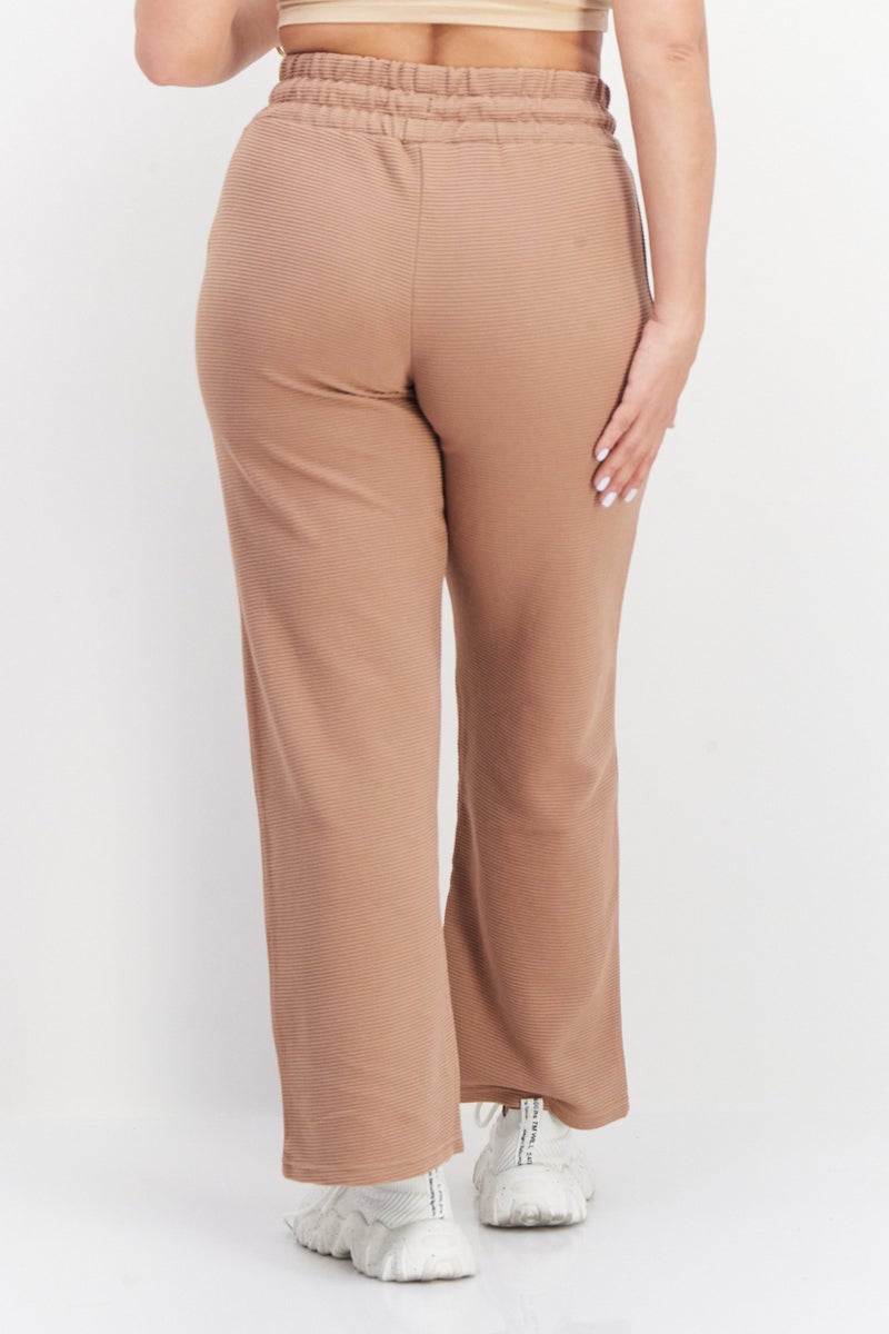 Ellesse Women Sportswear Fit Outdoor Sweatpants, Brown - Image 3