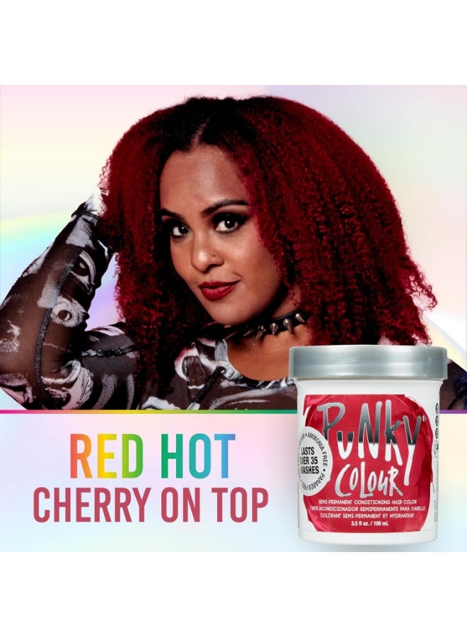 بانكي صبغة شعر شبه دائمة من تشيري اون توب نباتية وخالية من البارابين والبارابين تدوم حتى 25 غسلة 3.5 اونصة - Image 2