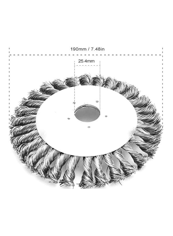 NIBEMINENT Steel Wire Cutting Wheel Silver/White - Image 4