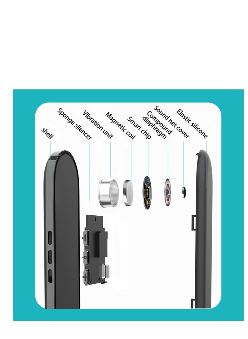 Excefore Pillow Speaker Bone Conduction Stereo, Bluetooth Wireless Music Sleep Headphones, Insomnia White Noise Machine for Side Sleepers, for Sleep Aid Under Sleep Pillow, for Adults and Baby - Image 4