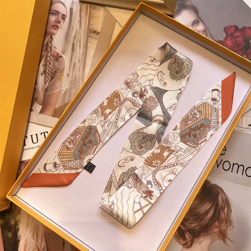 Remodeled Bag With Silk Scarf Handheld Twist Rope Woven Handbag With Strap Diy Bag New Ribbon Extension Replacement - Image 5
