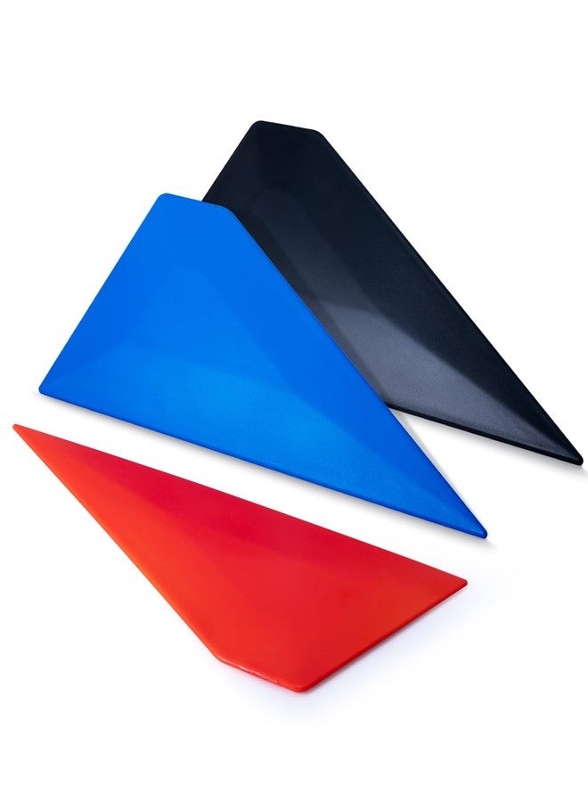 FOSHIO 3 in 1 Small Squeegee Window Tinting Tools, Triangle Car Wrap Vinyl Tucking Tool, for Wrapping, Wallpaper Smoothing, Window Film Application Kit - Image 1
