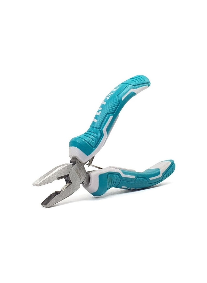 TOTAL 6 Pcs Mini Pliers Set 115mm 4.5", Set Of Cutting, Diagonal, Long,Combination Pliers - Image 3