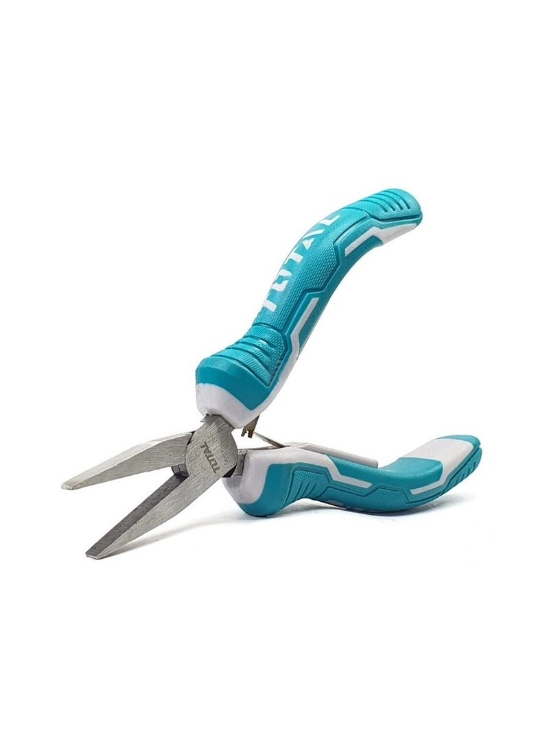 TOTAL 6 Pcs Mini Pliers Set 115mm 4.5", Set Of Cutting, Diagonal, Long,Combination Pliers - Image 5