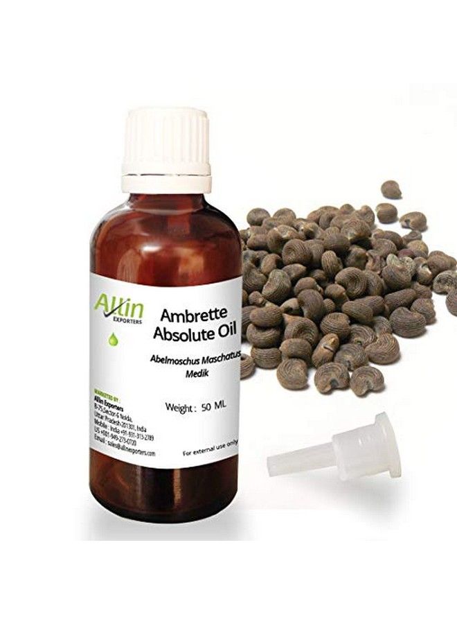 Allin Exporters Ambrette Absolute Oil 100% Pure Natural & Undiluted 50 ...