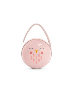SUAVINEX Suavinex Bonhomia 2 in 1 Duo Baby Pacifier Case, Pacifier Holder, Holds 2 Baby Pacifiers, Baby Accessories, (Pink)  - Image 1