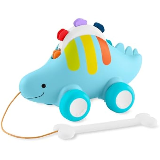 DINOSAUR PULL ALONG BABY MUSICAL TOY, 3-IN-1, EXPLORE & MORE - Image 2