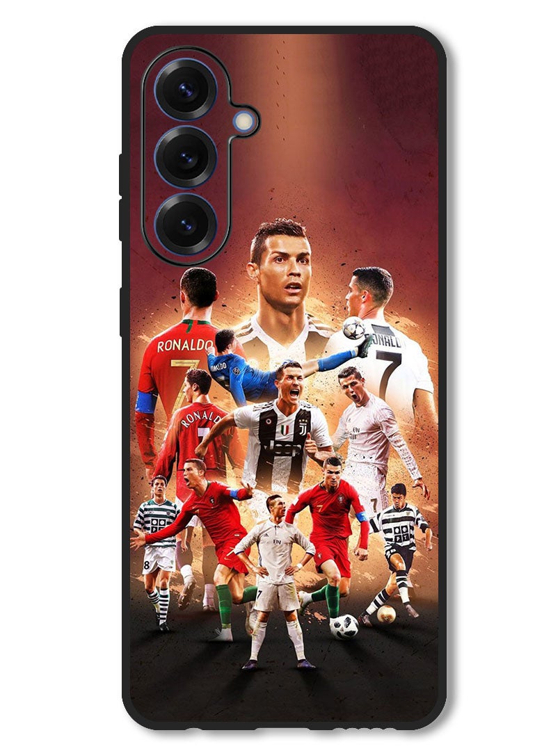 Theodor Case Compatible with Samsung Galaxy A36 Protection Shockproof Bumper Cover Ronaldo (8) - Image 1