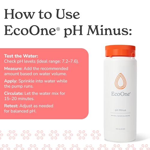 Eco One pH Minus by EcoOne | Natural Water Alkalinity Decreaser for Hot Tub & Pool Application | Chlorine-Free, Phosphate-Free Pool Alkaline-level Decreaser | Decreases Alkalaic Levels & Neutralizes pH, 2 Lbs - Image 3