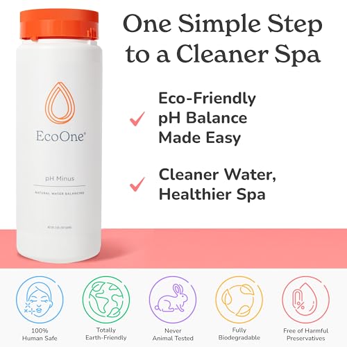 Eco One pH Minus by EcoOne | Natural Water Alkalinity Decreaser for Hot Tub & Pool Application | Chlorine-Free, Phosphate-Free Pool Alkaline-level Decreaser | Decreases Alkalaic Levels & Neutralizes pH, 2 Lbs - Image 4