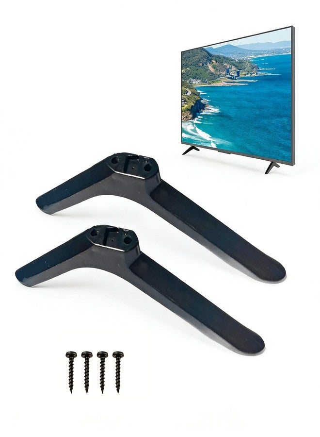 MASSMOT 2PCS Universal TV Stand Legs, Compatible with 32 Inch Smart TVs, Anti-Slip Stable Replacement TV Base, Flat Screen Display Mount - Image 1