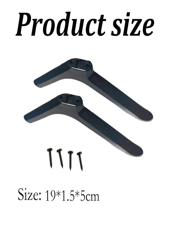 MASSMOT 2PCS Universal TV Stand Legs, Compatible with 32 Inch Smart TVs, Anti-Slip Stable Replacement TV Base, Flat Screen Display Mount - Image 2