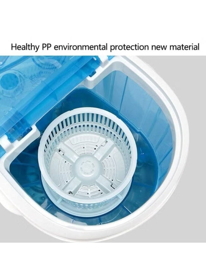 دينكس غسالة صغيرة للأحذية والملابس غسالة متنقلة للملابس والاحذية مزودة بمجففة مناسبة للرحلات سعة 4.8 كيلو - Image 2