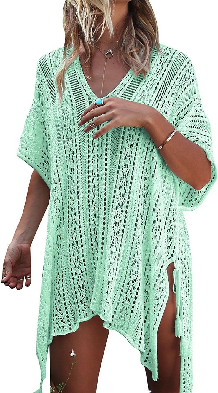 HARHAY Women's Summer Swimsuit Bikini 2023 Beach Swimwear Crochet Cover up - Image 1