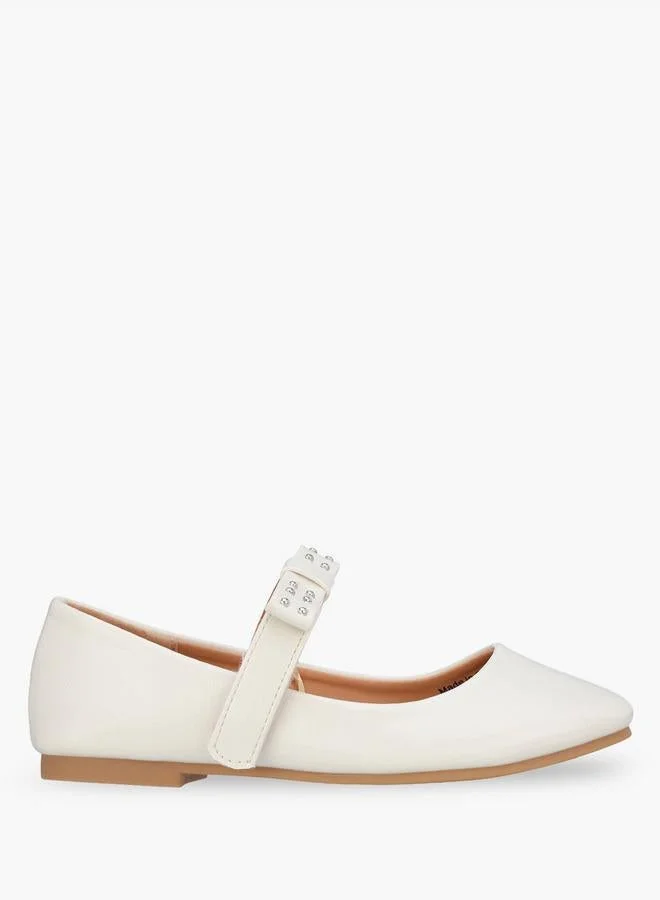 Girls Hook & Loop Ballerina Shoes