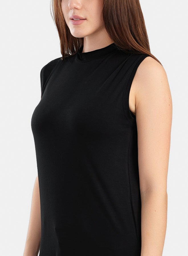 Carina Sleek Viscose Sleeveless Top - Image 4
