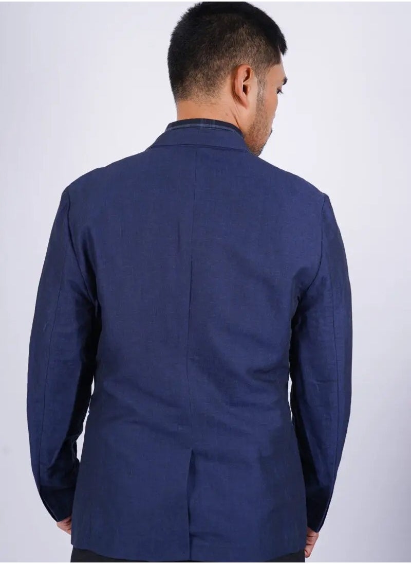 SELECTED - Men’s Summer Suit Blazer – Midnight Blue - Image 1