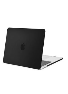 Generic MacBook Pro 13 Inch Case 2020 Release Model A2338 M1 A2289 A2251 A1706 A1708 A1989 Matte Cover Touch Bar Black  - Image 1