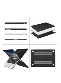 Generic MacBook Pro 13 Inch Case 2020 Release Model A2338 M1 A2289 A2251 A1706 A1708 A1989 Matte Cover Touch Bar Black  - Image 4