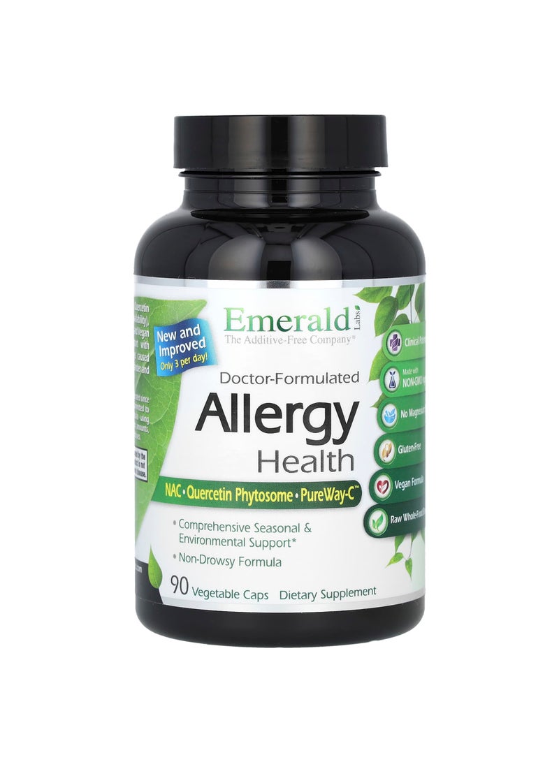 Emerald Laboratories Allergy Health, 90 Vegetable Caps