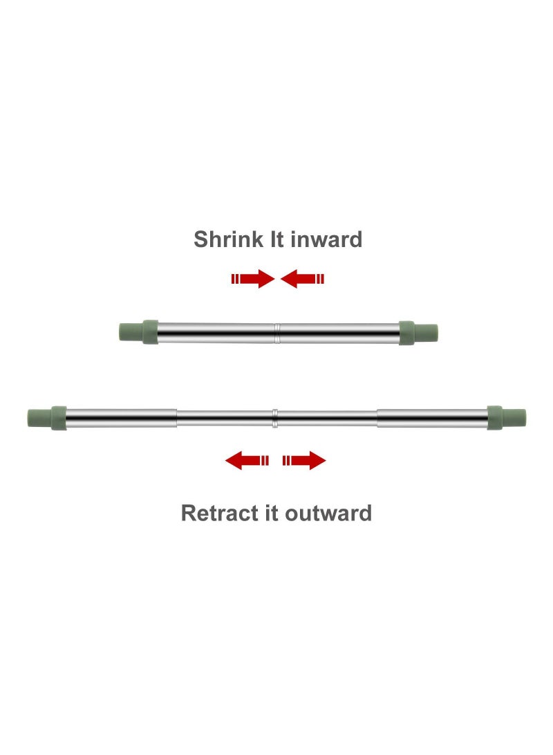 Y&D 2 Pack Reusable Straws Telescopic Metal Travel Stainless Steel Drinking - Image 4