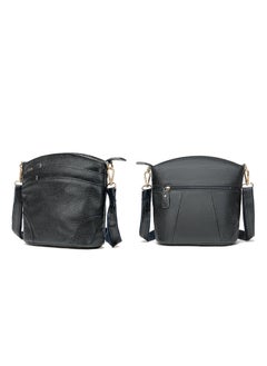 MOSH Women's Genuine Leather Shoulder Bag - Small Handbag Crossbody Messenger Purse  - Image 1