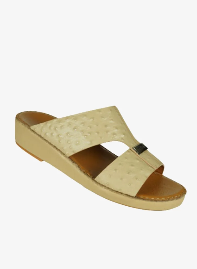 Barjeel Uno Mens Arabic Sandals SP1-88 Beige