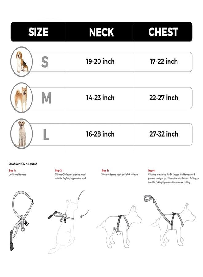 Petify Dog Harness, No-Pull Pet Harness with 2 Leash Clips, Adjustable Soft Padded Dog Vest, Reflective No-Choke Pet Vest with Easy Control Handle for Small, Medium, Large Dogs, (Black) (S) - Image 5