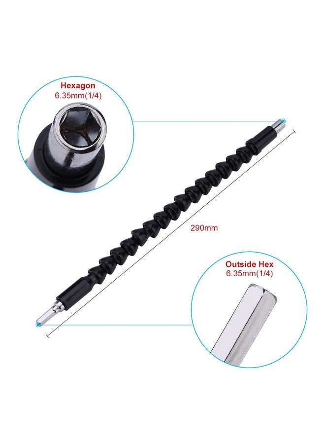 Yosoo Flexible Extention Screwdriver Drill Bit Holder with Magnetic Quick Connect Drive Shaft Tip - Image 3