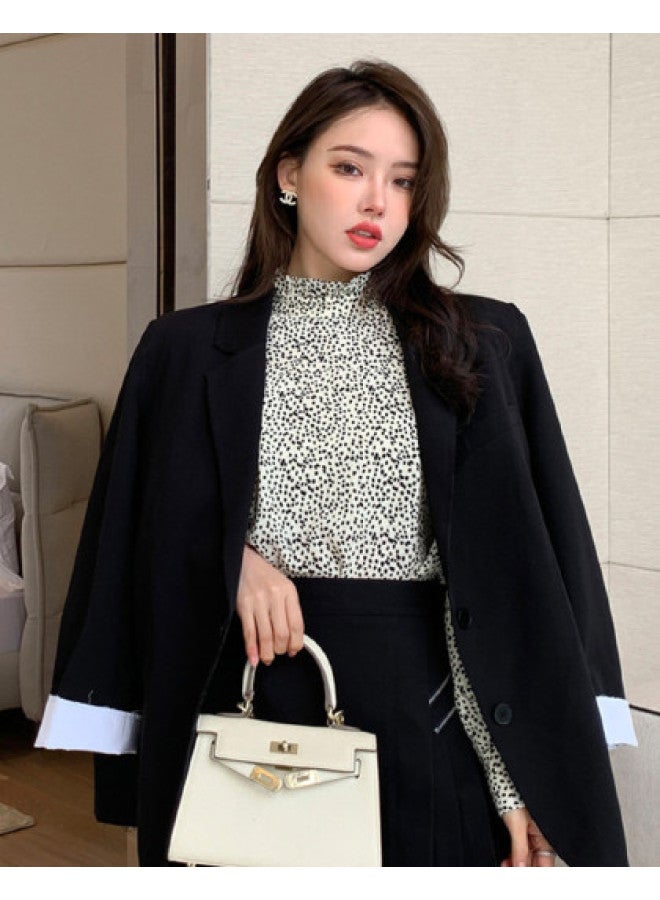 TonLion Autumn 2025 Women's Blazer, Korean Style Loose Fashion Top With Design Sense, Niche Casual Suit Jacket - Image 1