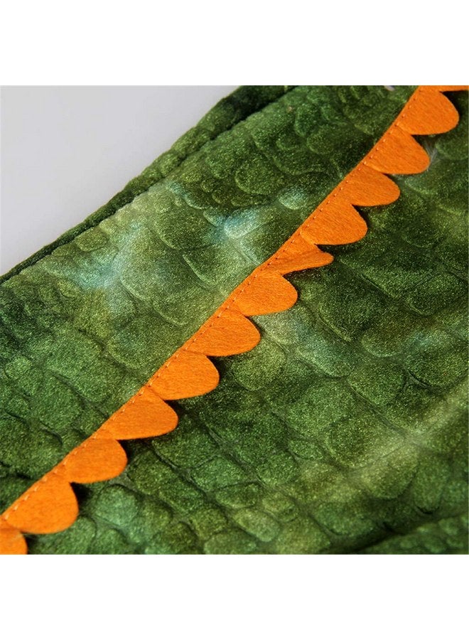 موغوكو أزياء تمساح مضحكة للكلاب من Mogoko، فستان تنكري على شكل تمساح للحيوانات الأليفة في الهالوين، ملابس قطط رائعة ملابس دافئة للحيوانات (مقاس XL) - Image 5