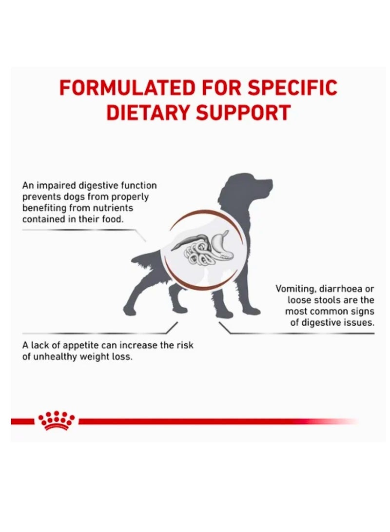 ROYAL CANIN Veterinary Diet Gastrointestinal Dry Dog Food – Digestive Care Formula for Dogs with Sensitive Stomach, 2 kg - Image 4