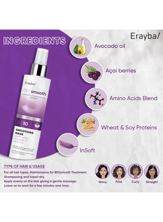 Erayba BS10 Bio Smooth Organic Protein Hair Mask 150 ml - Image 4