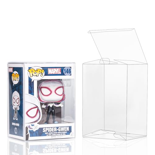 Baskiss 20 Pack Protectors Case for Funko Pop 4 Figures Ultra Thick 05mm No Film Peeling Crystal Clear Heavy Duty Display Box for Collectible Vinyl Figurines Storage 20 - Image 1
