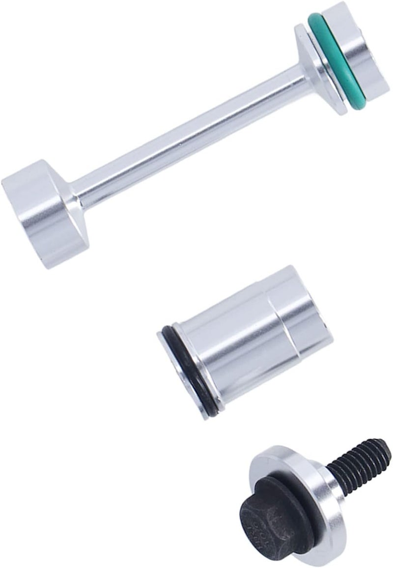 Billet Aluminum Oil Diverter Barbell Set, Oil Pickup Tube Hold Down Kit with O Ring Seal for LS Engines 4.8L 5.3L 6.0L 6.2L LS1 LS2 LS3 LS6 LS7 L92 LSA - Image 4