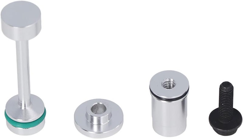 Billet Aluminum Oil Diverter Barbell Set, Oil Pickup Tube Hold Down Kit with O Ring Seal for LS Engines 4.8L 5.3L 6.0L 6.2L LS1 LS2 LS3 LS6 LS7 L92 LSA - Image 1