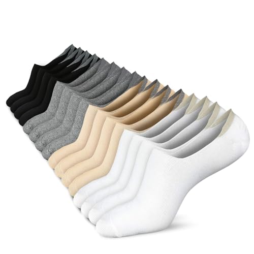 Wernies No Show Socks for Women - Low, Short, Non-Slip, Thin Liners for Flats, Size 5-8 - Image 1